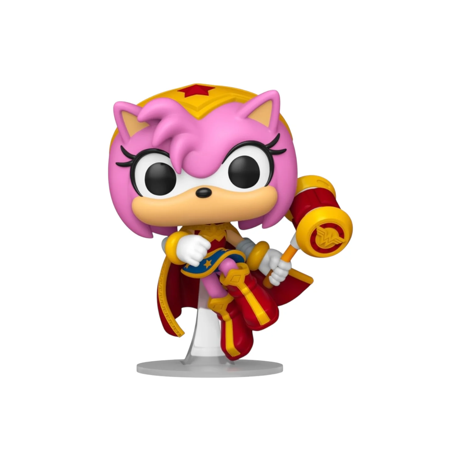 Amy as Wonder Woman #595 Funko Pop! - DC X Sonic the Hedgehog - Funko Exclusive - Image 2