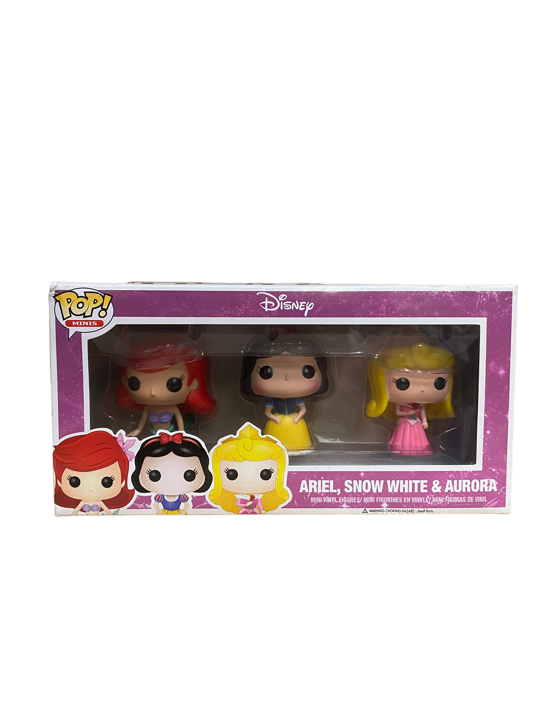 Ariel, Snow White and Aurora 3 Pack Funko Pop Minis! - Disney - 2013 Pop! - Condition 7.5/10 - Image 2