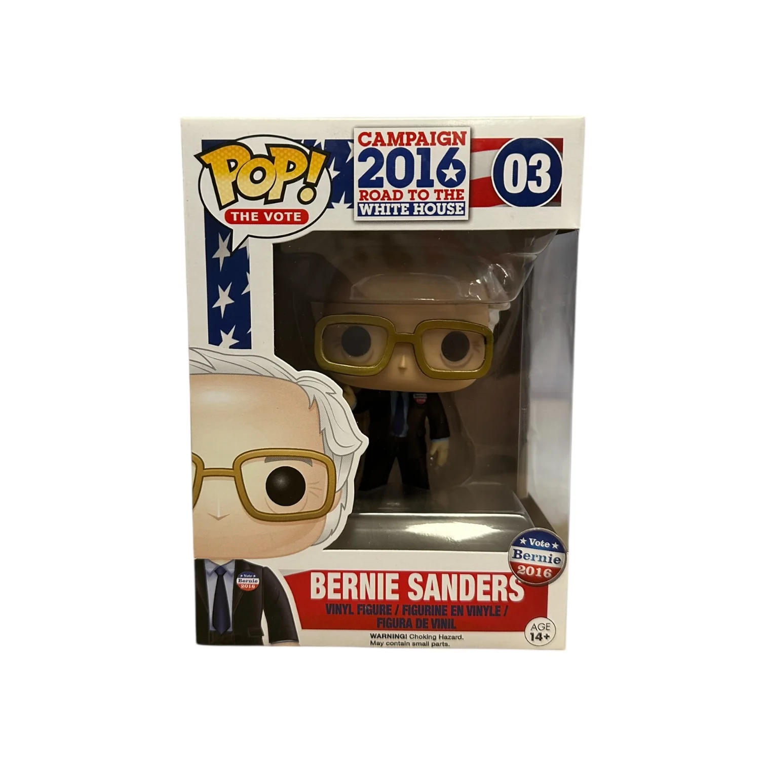 Bernie Sanders #03 Funko Pop! - Campaign 2016 Road to the White House - Condition 8.5/10