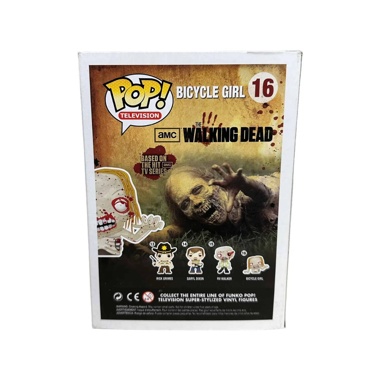 Bicycle Girl #16 (Bloody) Funko Pop! - The Walking Dead - PX Previews Exclusive - Condition 6.5/10 - Image 3