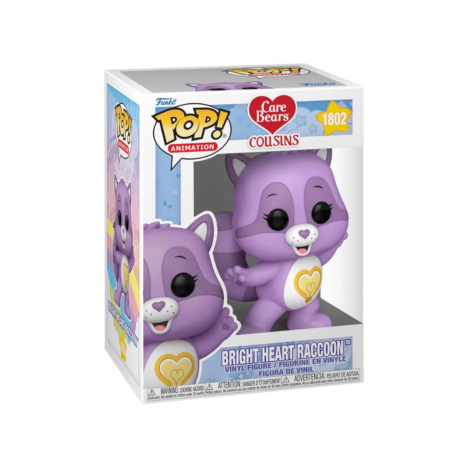 Bright Heart Raccoon #1802 Funko Pop! - Care Bears Cousins