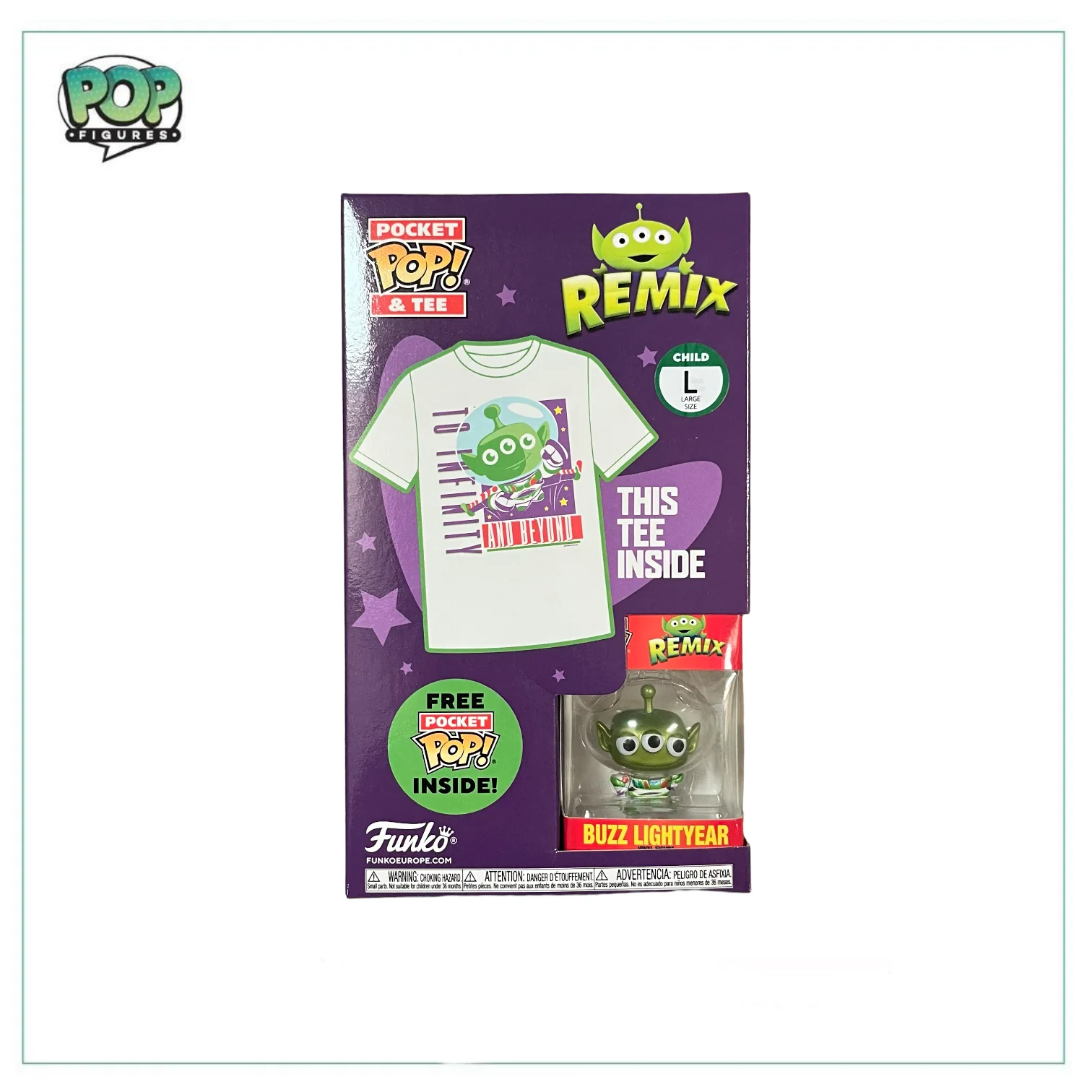 Pocket POP! & Tee: Disney - Alien Buzz - Image 3