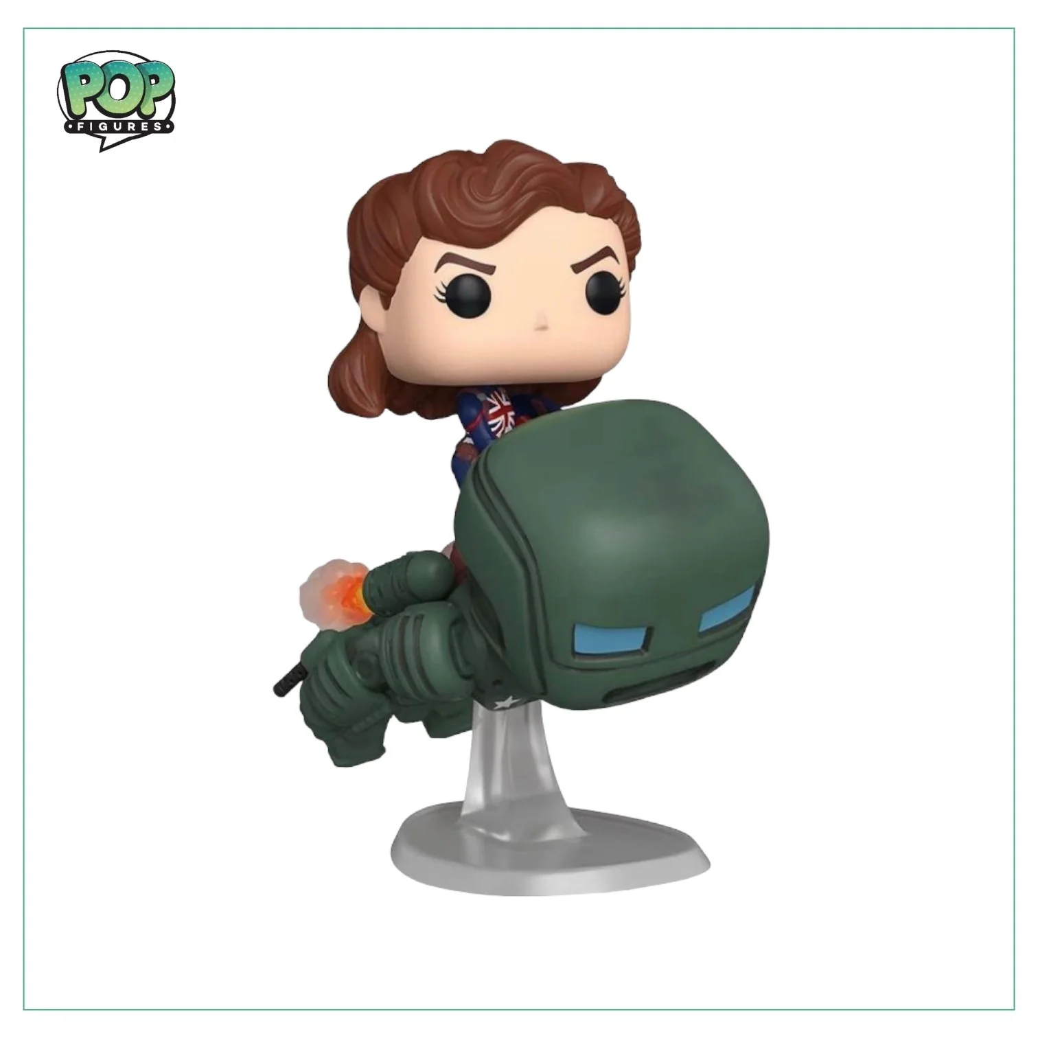 Captain Carter and The Hydra Stomper #885 Deluxe Funko Pop! Marvel What If…? Amazon Exclusive - Image 2