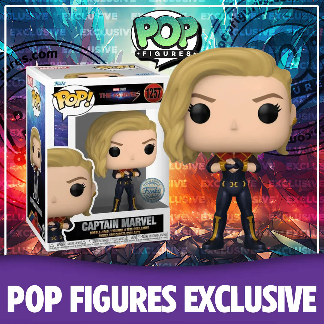 Captain Marvel #1257 Funko Pop! - The Marvels - Special Edition - Pop Figures Exclusive