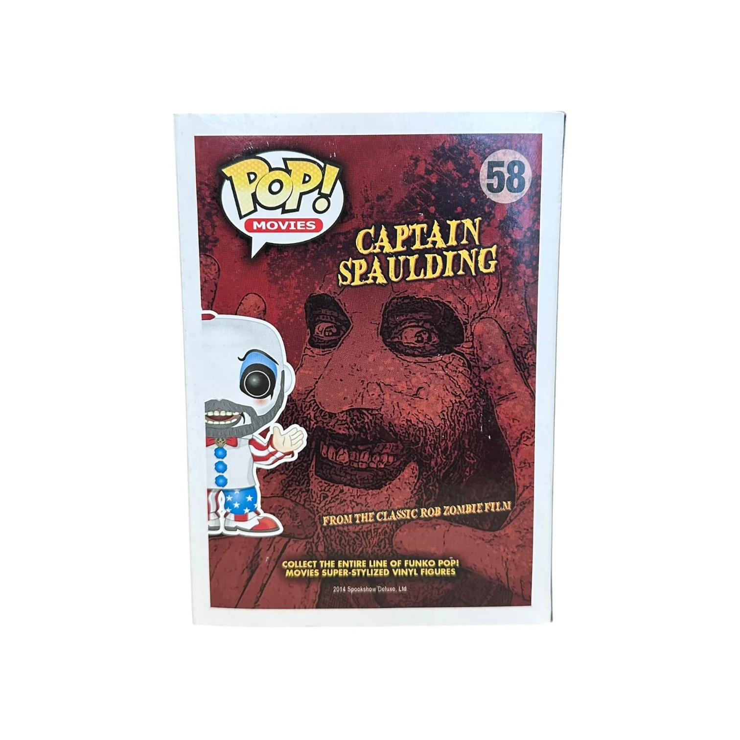Captain Spaulding #58 Funko Pop! - House of 1000 Corpses - Condition 7/10 - Image 3