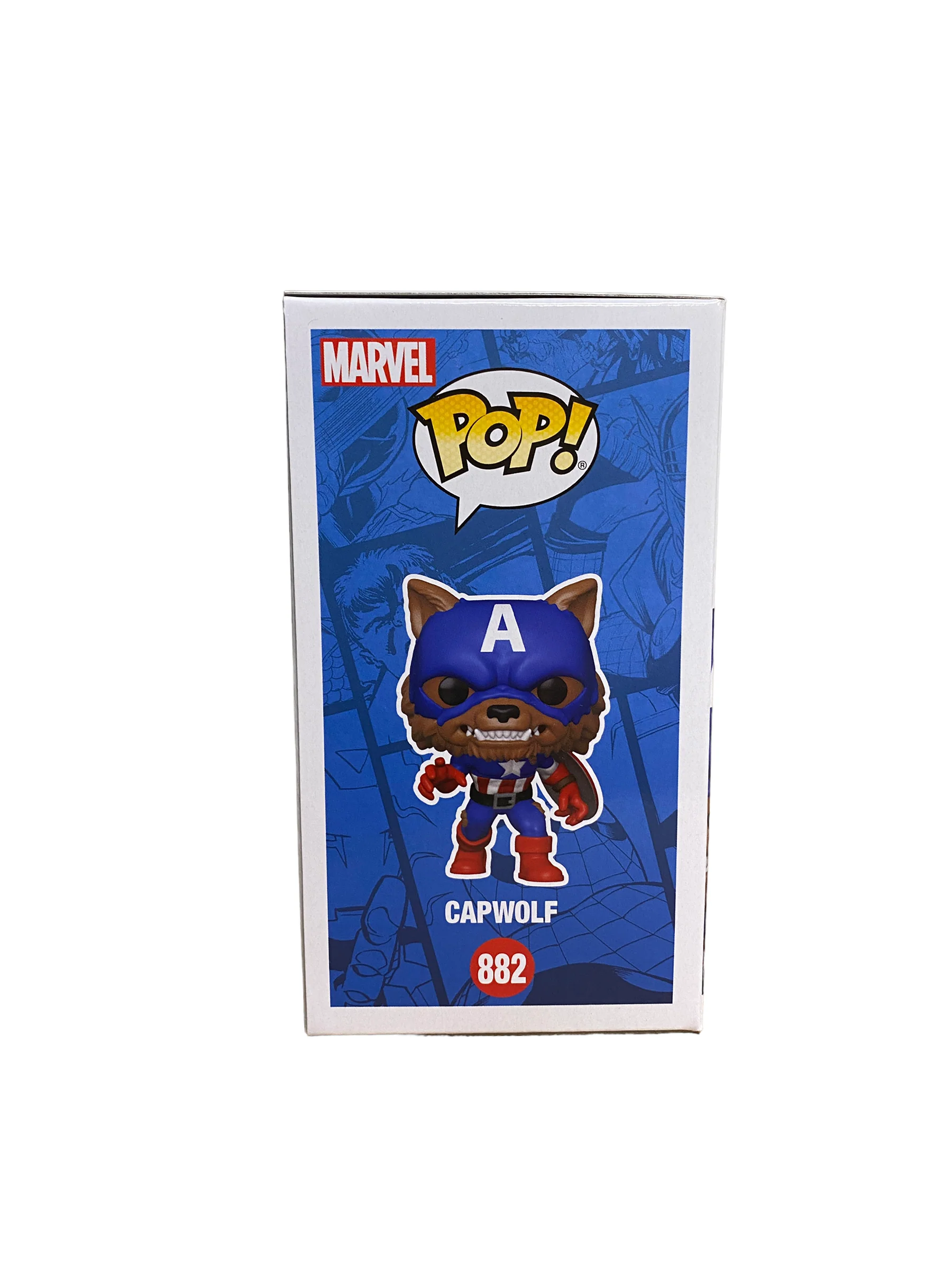 Capwolf #882 Funko Pop! - Marvel - Virtual Funkon 2021 Official Convention Exclusive - Condition 9.5/10 - Image 5