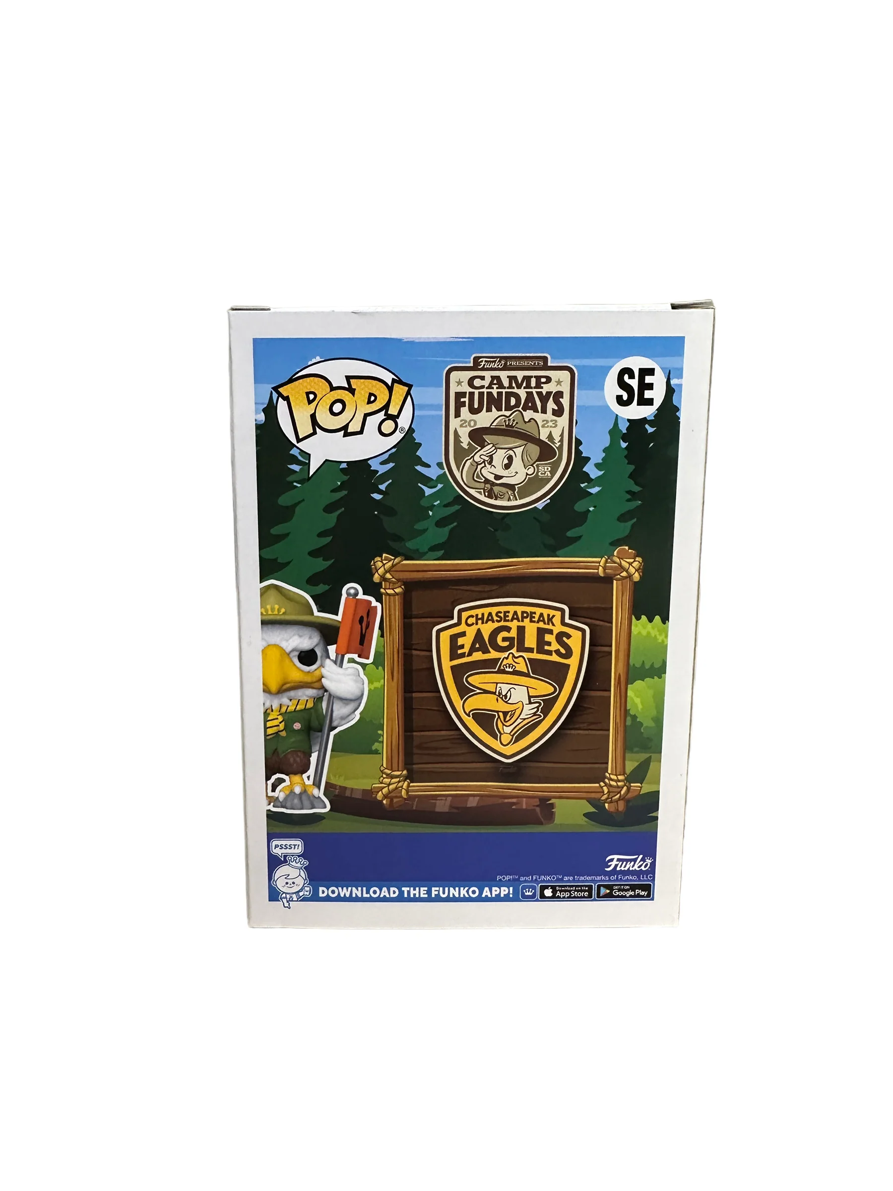 Chaseapeak Eagles Funko Pop! - Camp Fundays 2023 Exclusive LE6500 Pcs - Condition 9/10 - Image 4