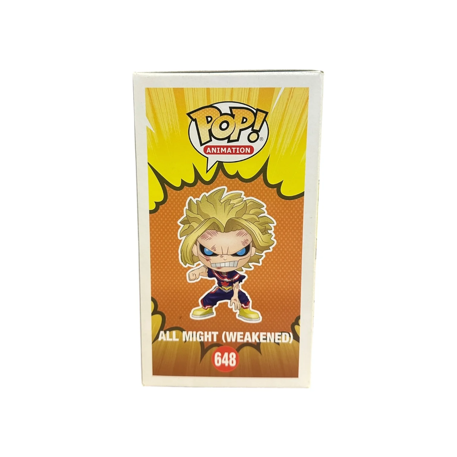 Christopher Sabat Signed All Might (Weakened) #648 (Glows in the Dark) Funko Pop! - My Hero Academia - Special Edition - Condition 8/10 - JSA Authenticated - Image 4