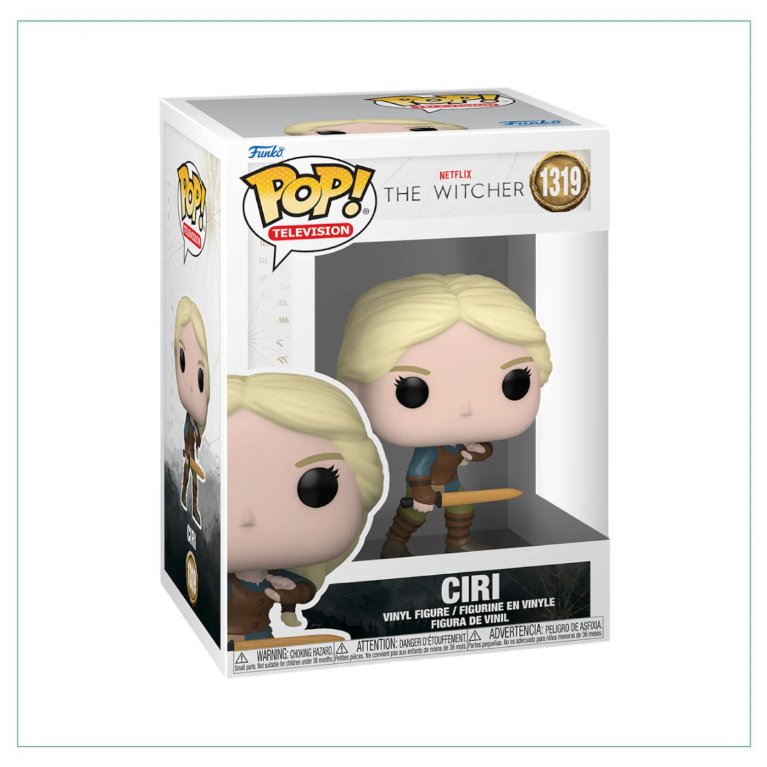 Ciri W/ Sword #1319 Funko Pop! The Witcher