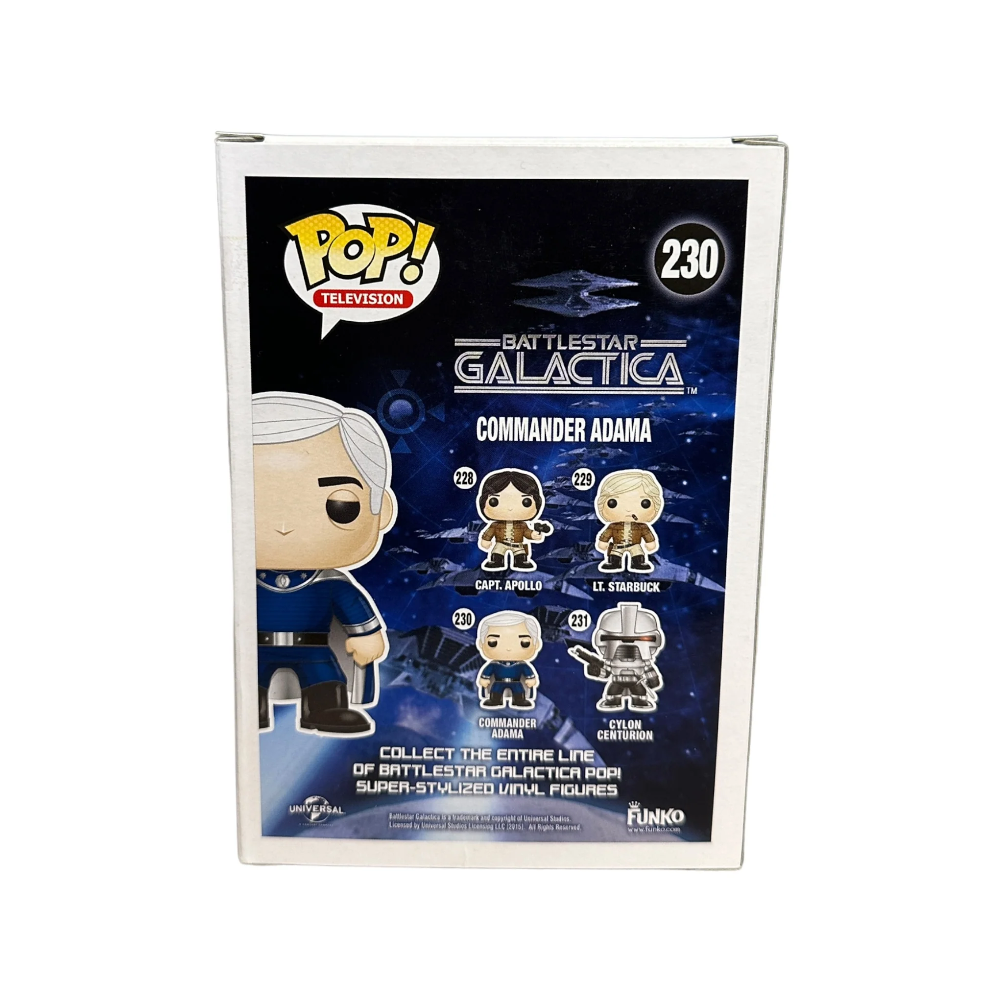 Commander Adama #230 Funko Pop! - Battlestar Galactica - 2015 Pop! - Condition 8/10 - Image 3