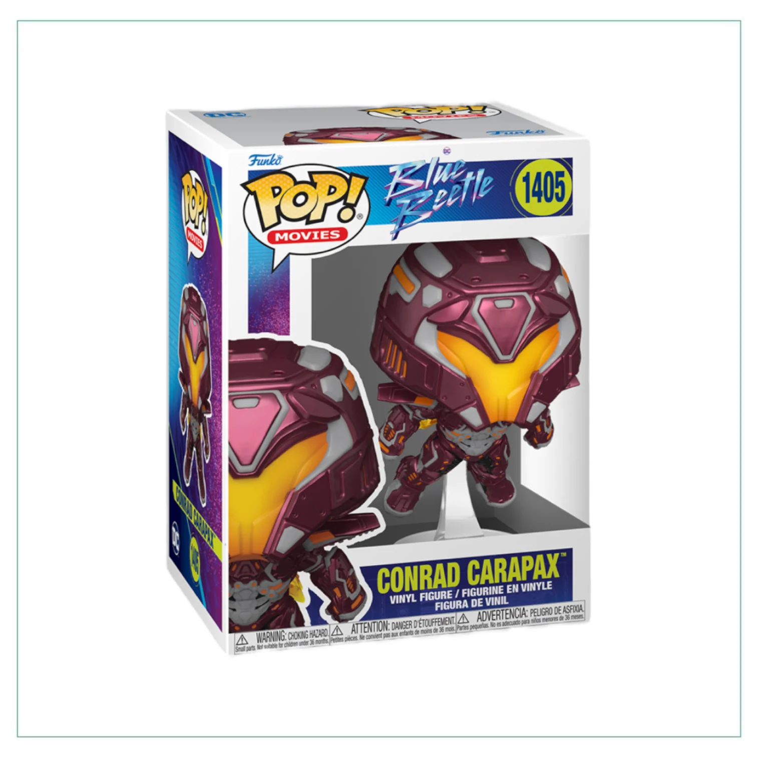 Conrad Carapax #1405 Funko Pop! Blue Beetle
