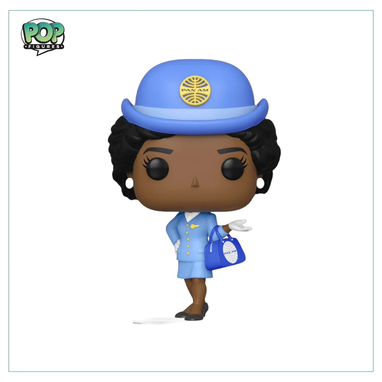 Stewardess w/ Blue Bag #141 Funko Pop! AD Icons: Pan Am - Image 2