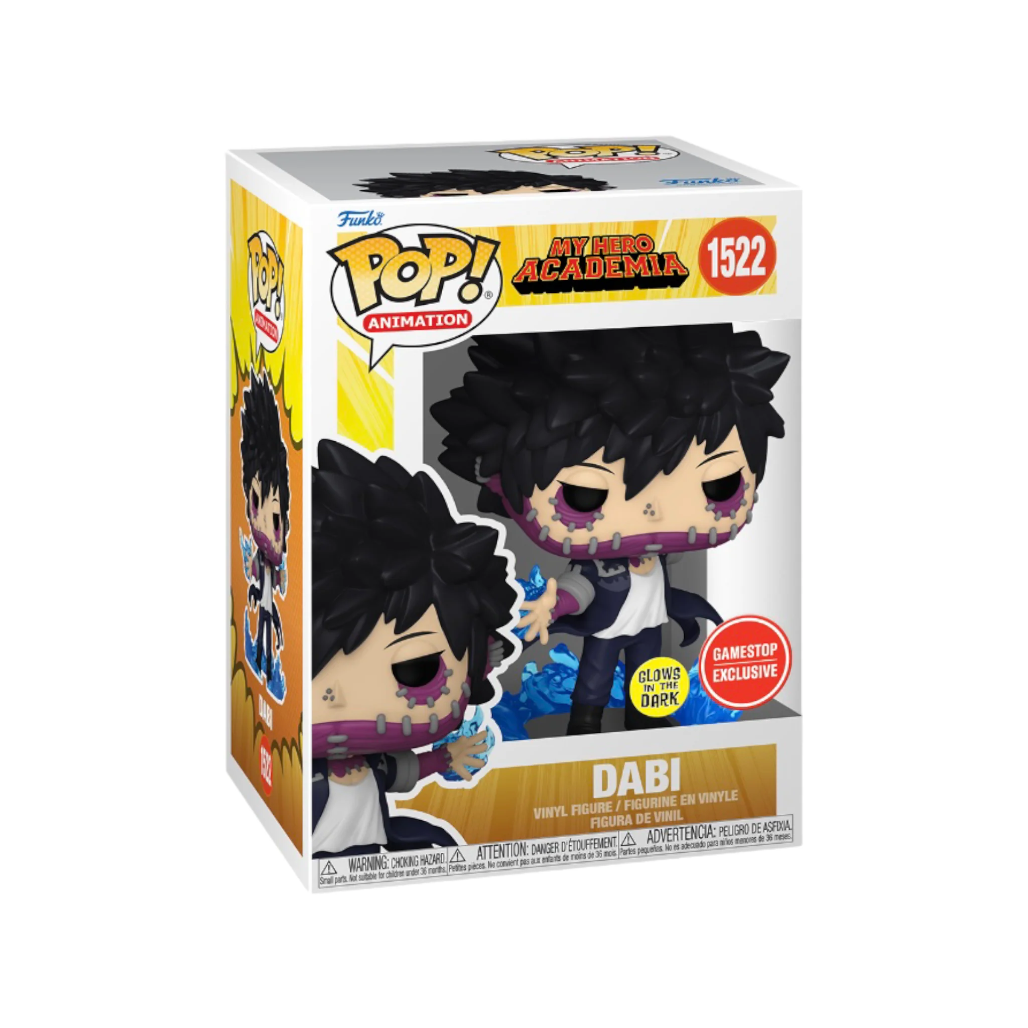 Dabi #1522 (Glows in the Dark) Funko Pop! - My Hero Academia - GameStop Exclusive
