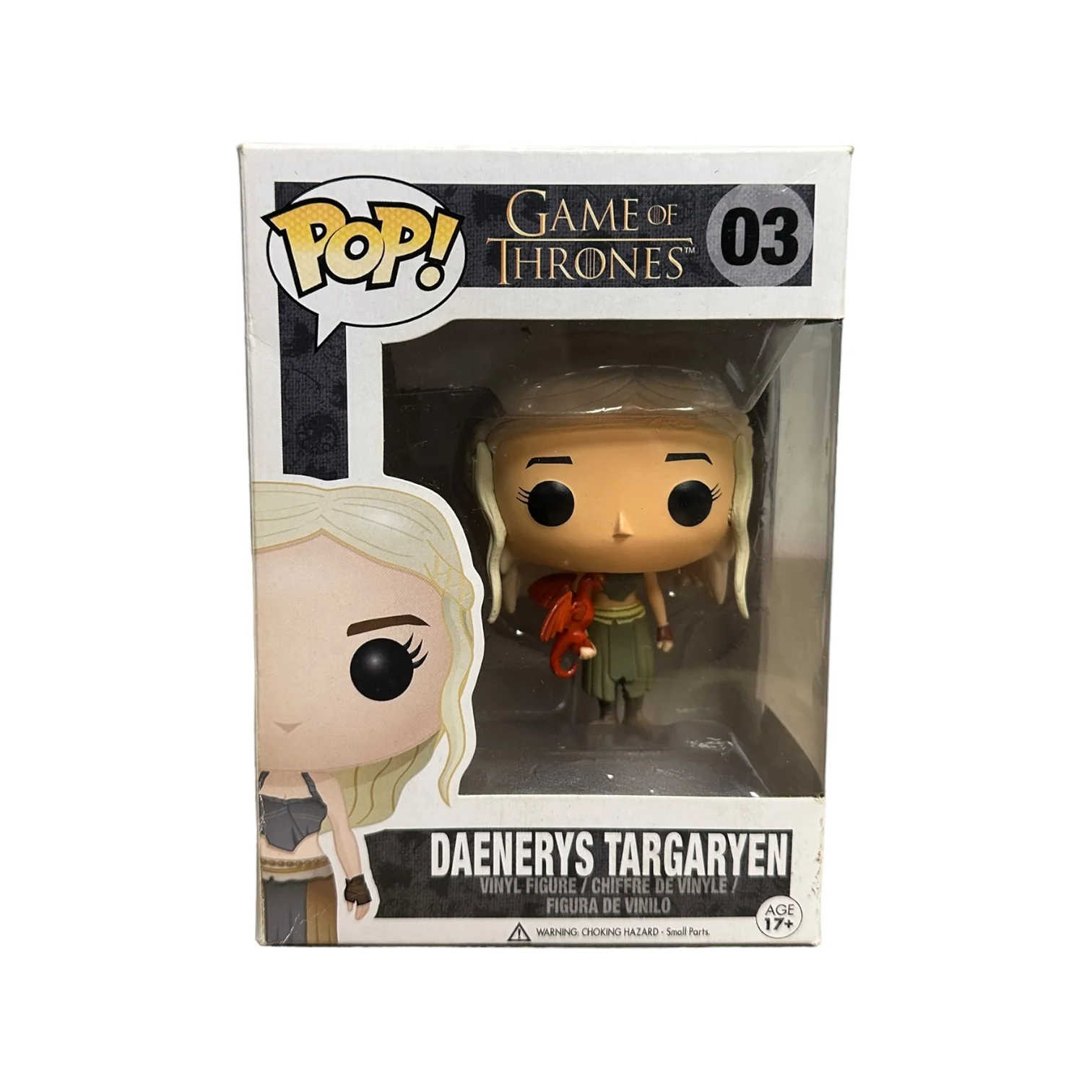 Daenerys Targaryen #03 (Red Dragon) Funko Pop! - Game of Thrones - 2013 Pop! - Condition 7/10