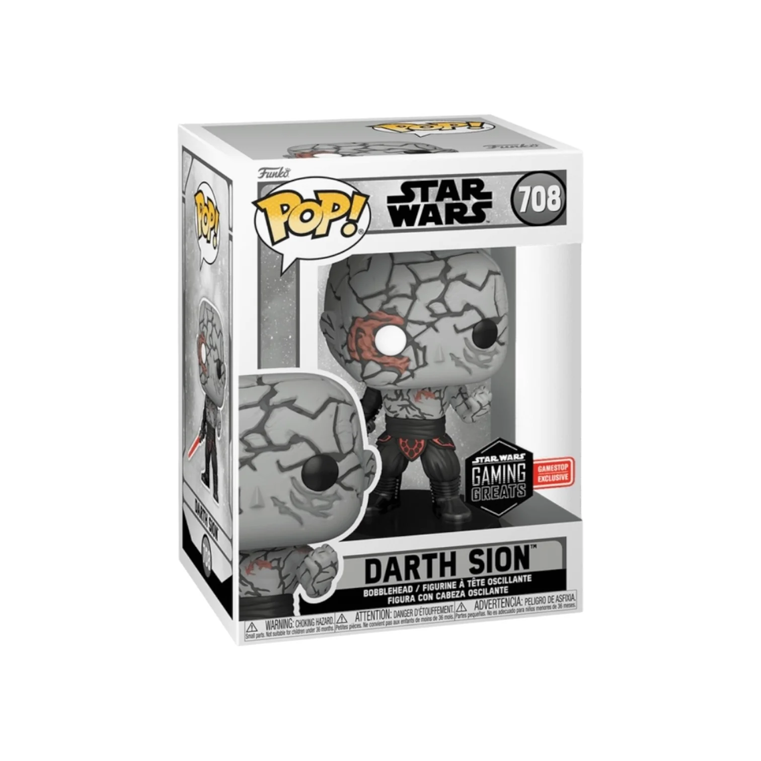 Darth Sion #708 Funko Pop! - Star Wars: Gaming Greats - GameStop Exclusive - Condition 8.5/10