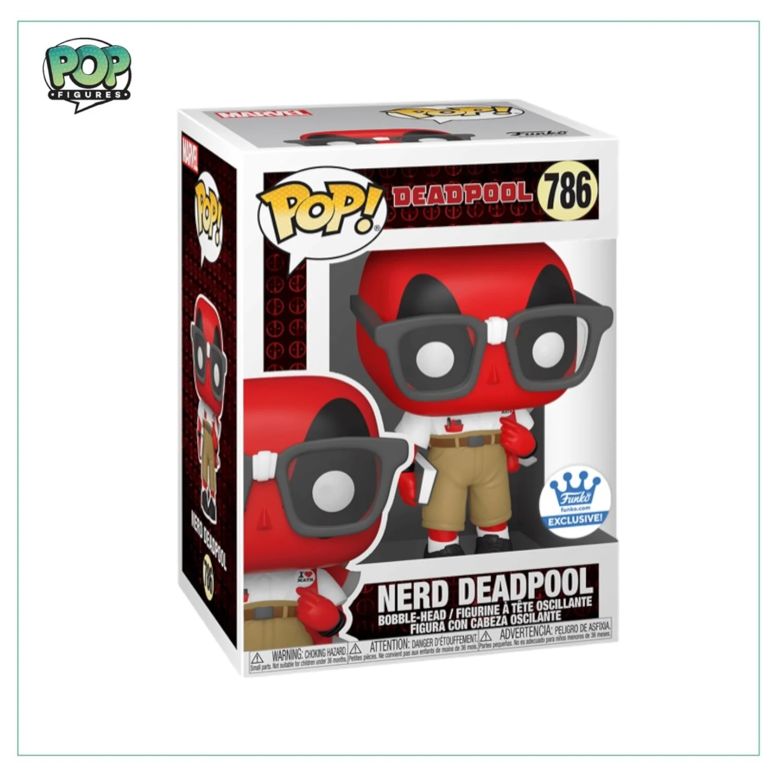 Nerd Deadpool #786 Funko Pop! Funko Exclusive