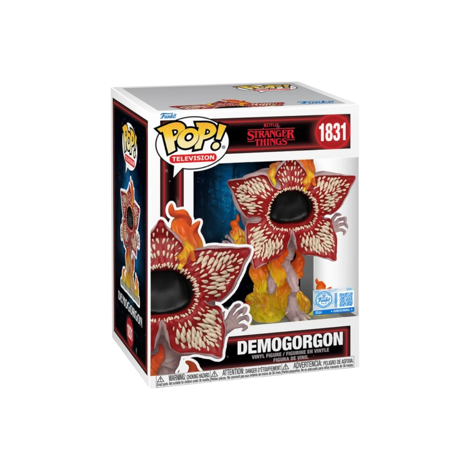 Demogorgon (on Fire) #1831 Funko Pop! Premium - Stranger Things - Funko Exclusive