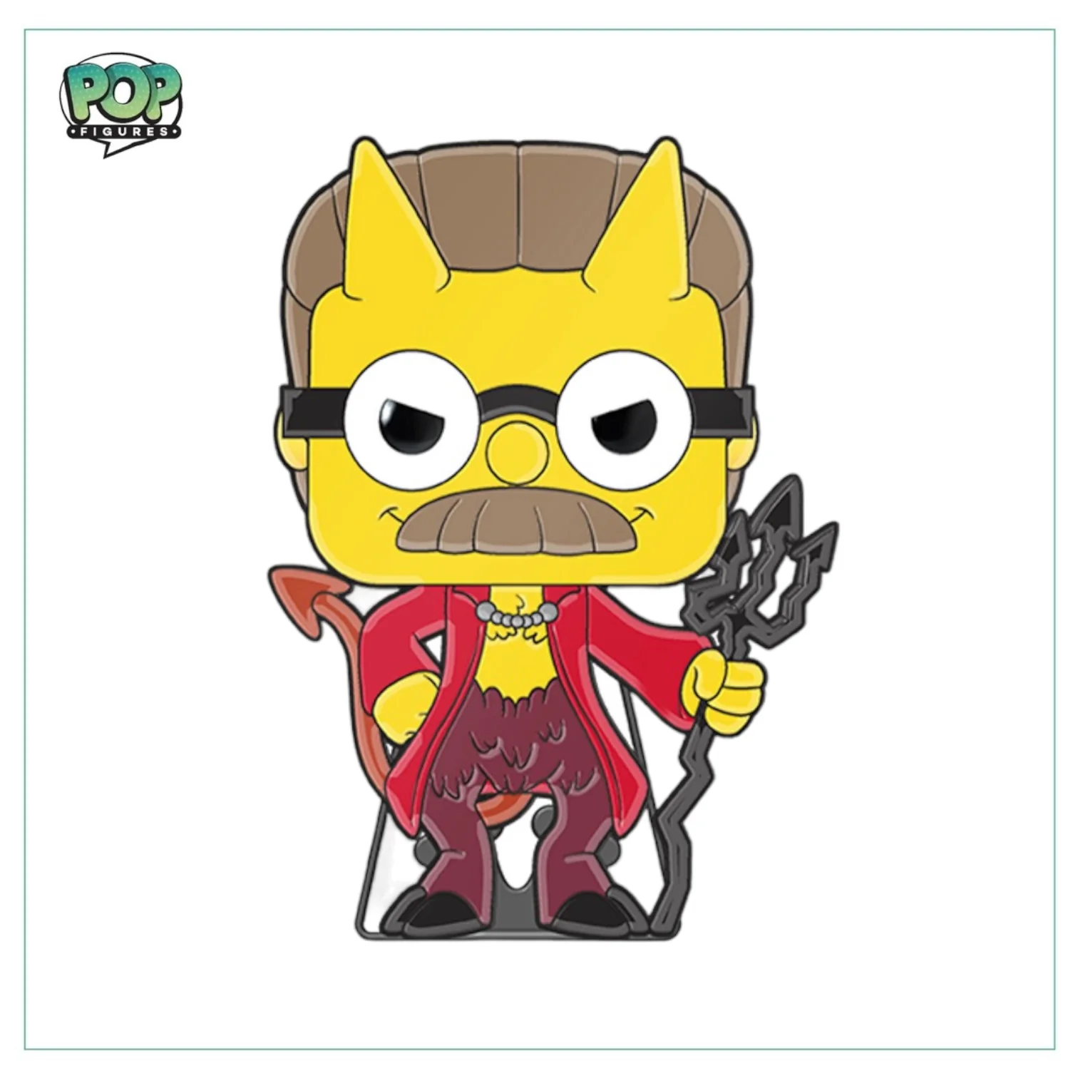 Devil Flanders #14 Funko Enamel Pop! Pin - The Simpsons - Treehouse of Horror - Image 2