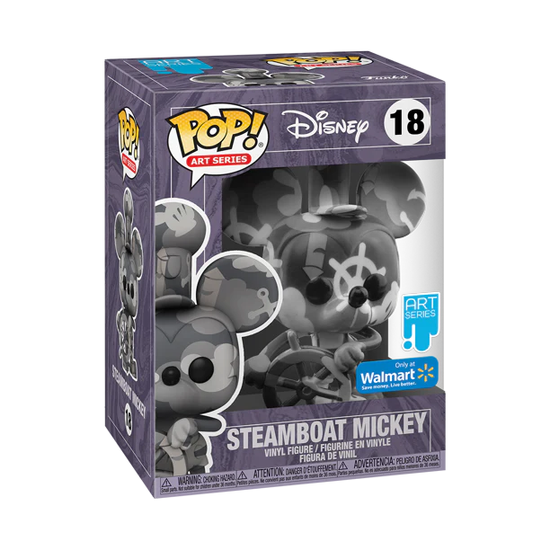 Steamboat Mickey (Art Series) #18 Funko Pop! Disney, Walmart Exclusive