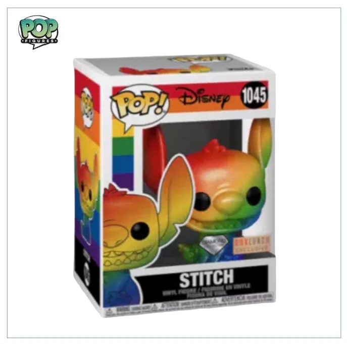 Stitch Pride (Diamond Collection) #1045 Funko Pop! - Disney - Box Lunch Exclusive