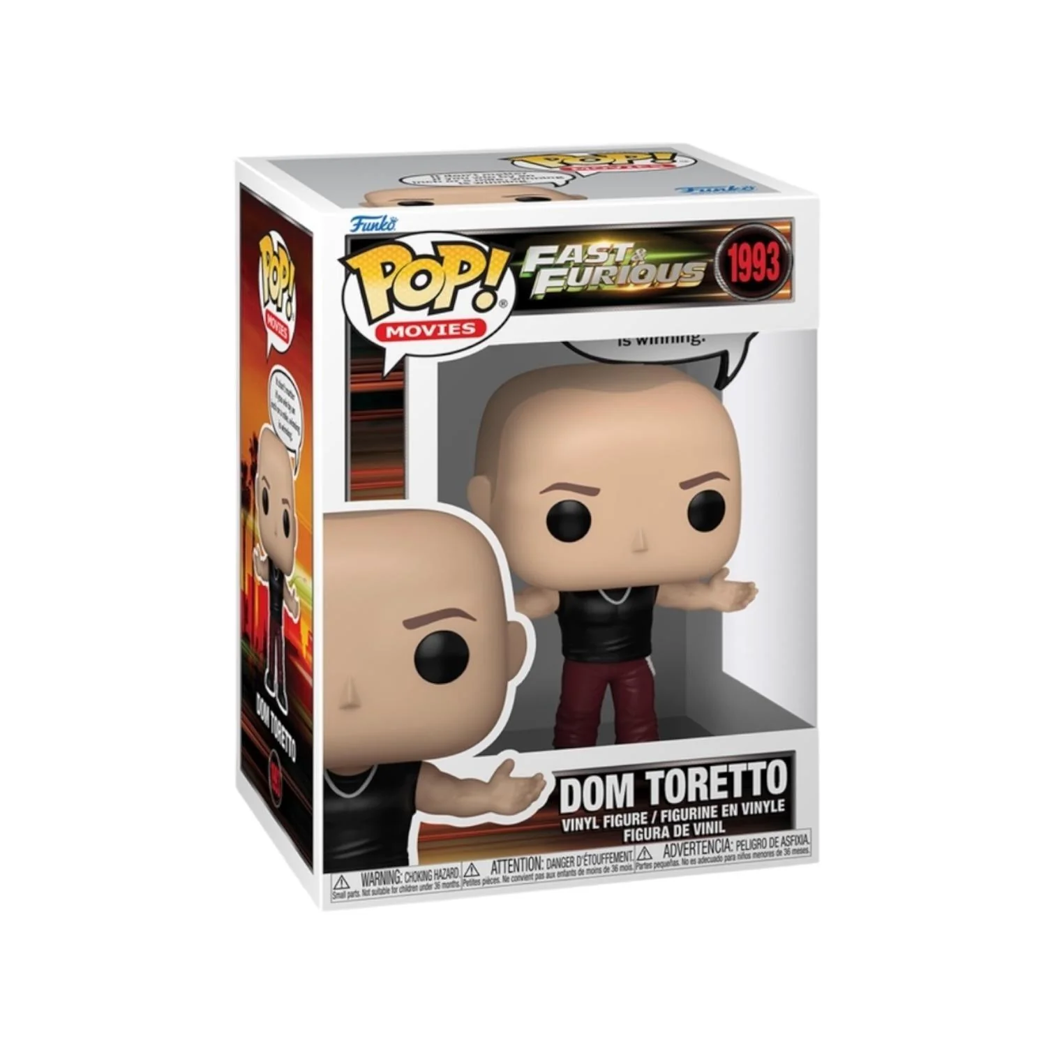 Dom Toretto (winning is winning) #1993 Funko Pop - Fast & Furious - PREORDER