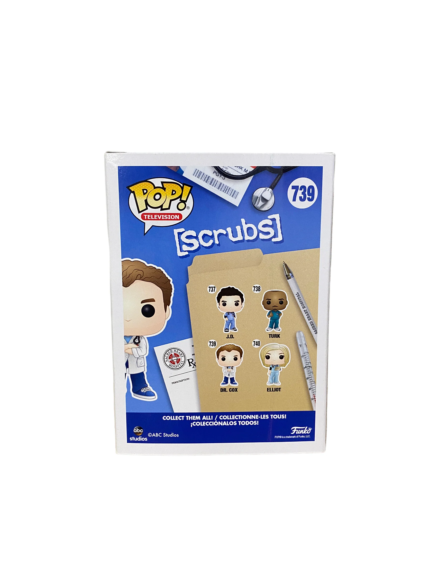 Dr. Cox #739 Funko Pop! - Scrubs - 2018 Pop! - Condition 9/10 - Image 4