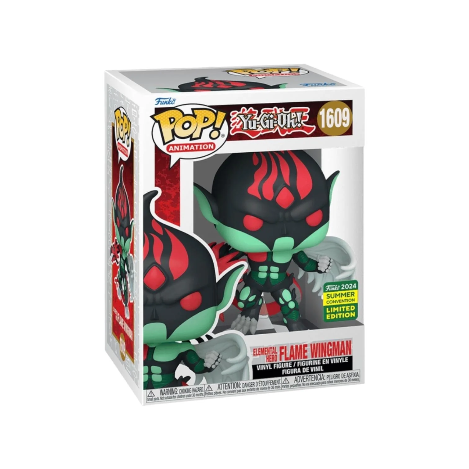 Elemental Hero Flame Wingman #1609 Funko Pop! - Yu-Gi-Oh! - SDCC 2024 Shared Exclusive