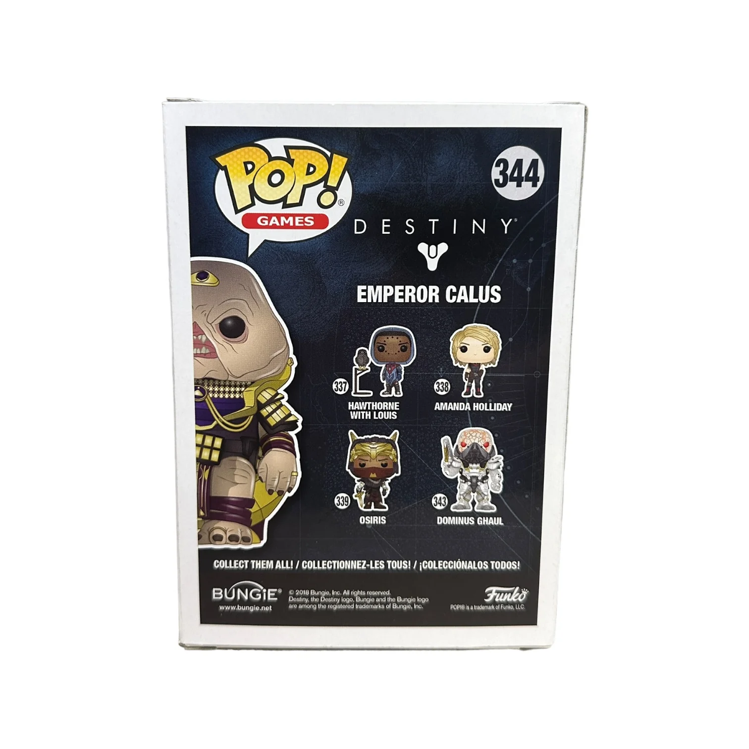 Emperor Calus #344 Funko Pop! - Destiny - 2018 Pop! - Condition 8.5/10 - Image 3