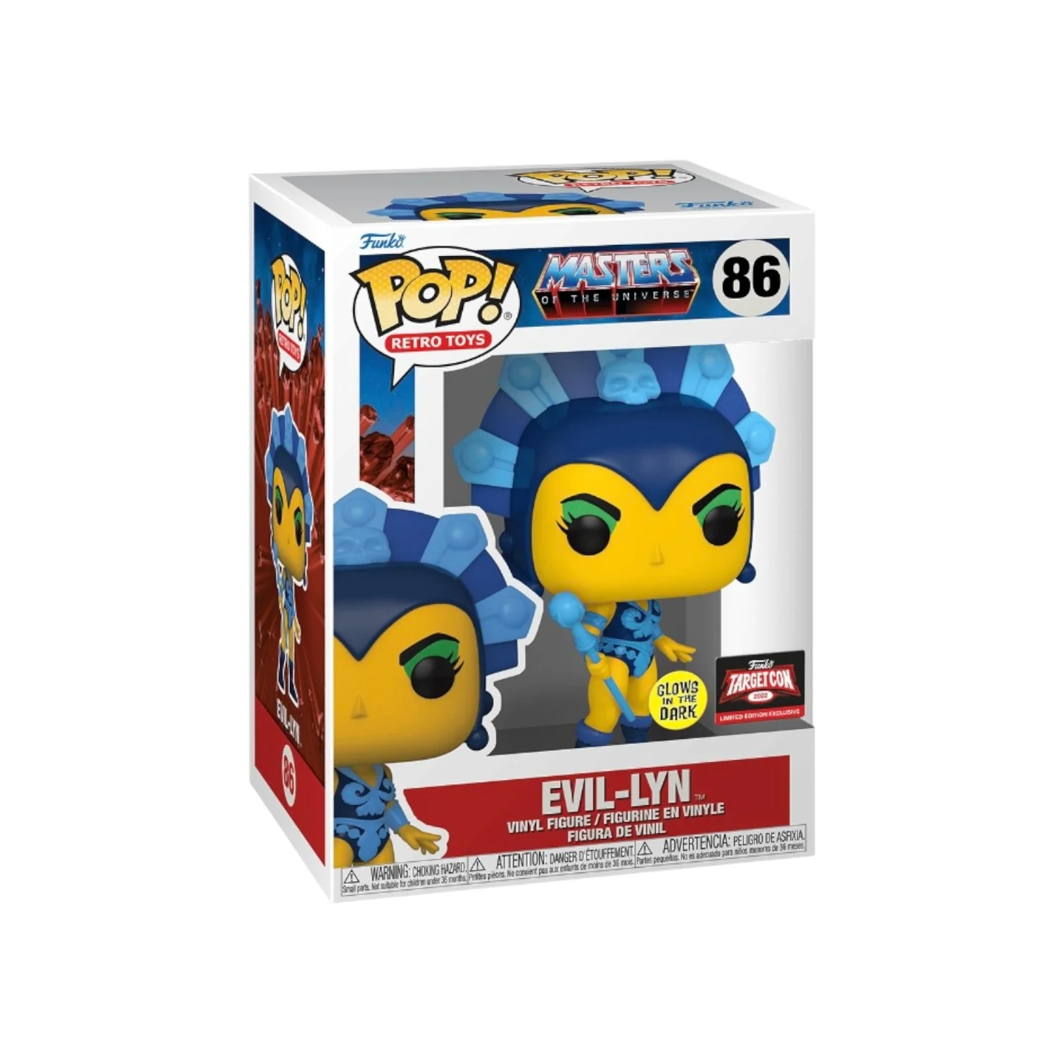 Evil-Lyn #86 (Glows in the Dark) Funko Pop! - Masters of the Universe - Target Con 2022 Exclusive