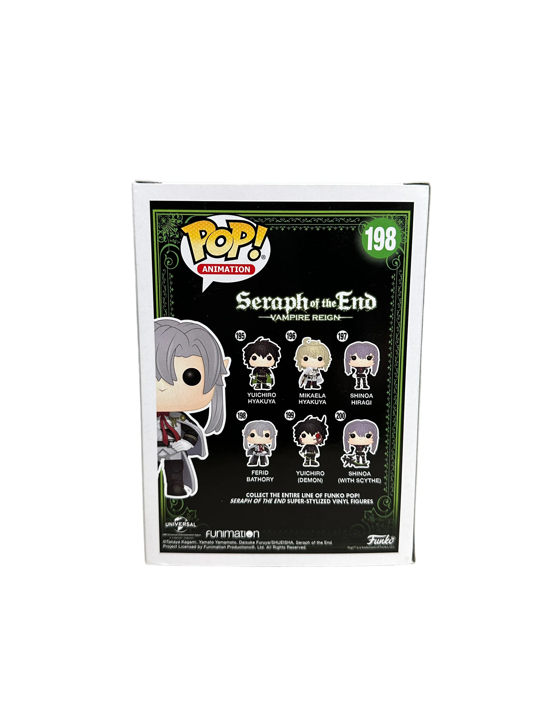 Ferid Bathory #198 Funko Pop! - Seraph of the End: Vampire Reigns - 2017 Pop! - Condition 8.5/10 - Image 4