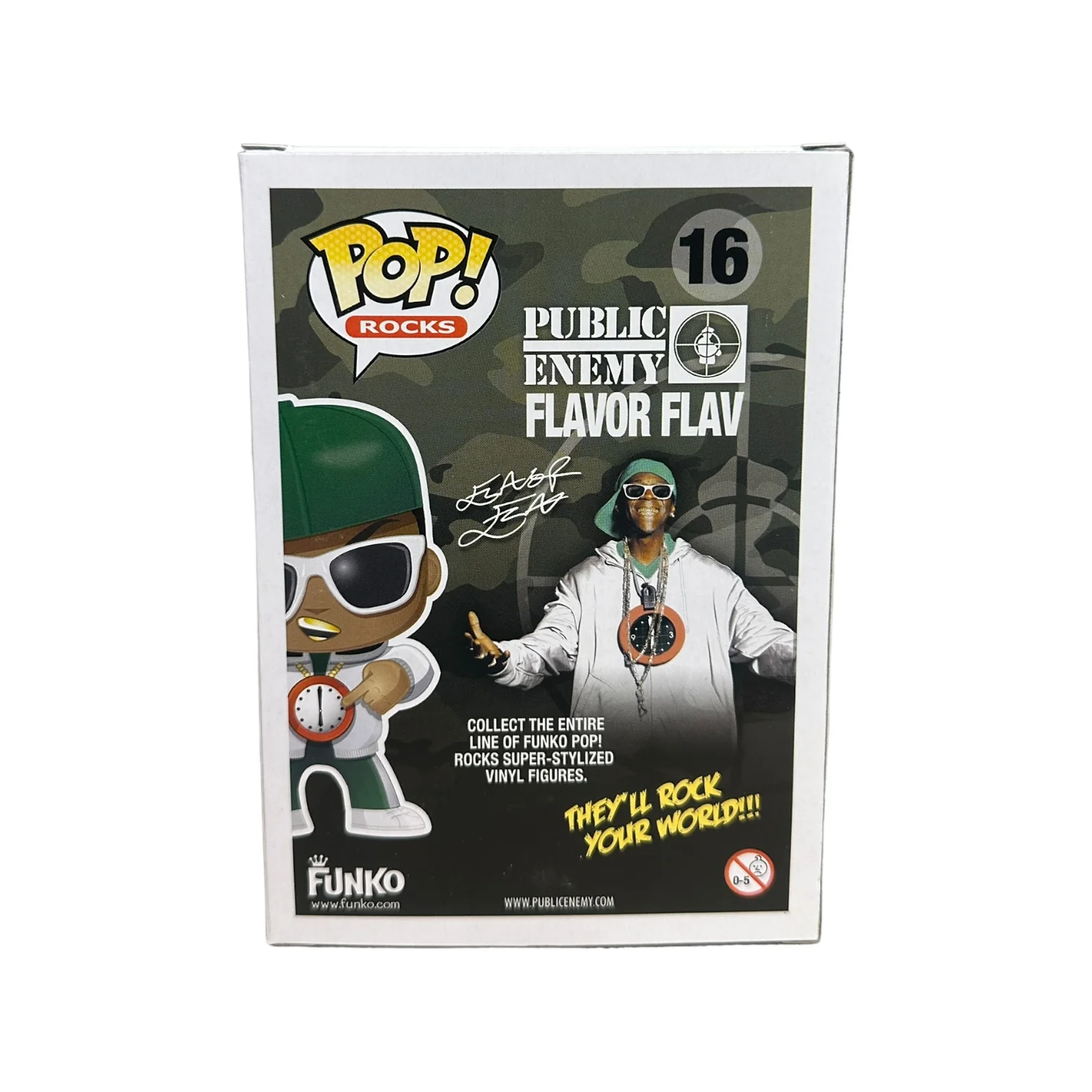 Flavor Flav #16 Funko Pop! - Rocks - 2011 Pop! - Condition 7/10 - Image 3