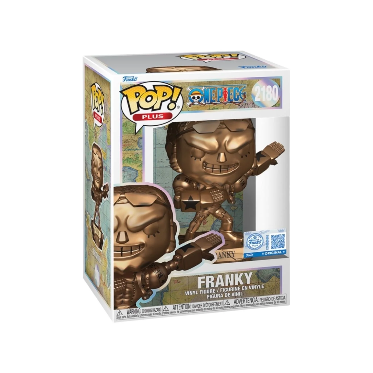 Franky #2180 (Bronze Statue) Funko Pop! - One Piece - Funko Exclusive