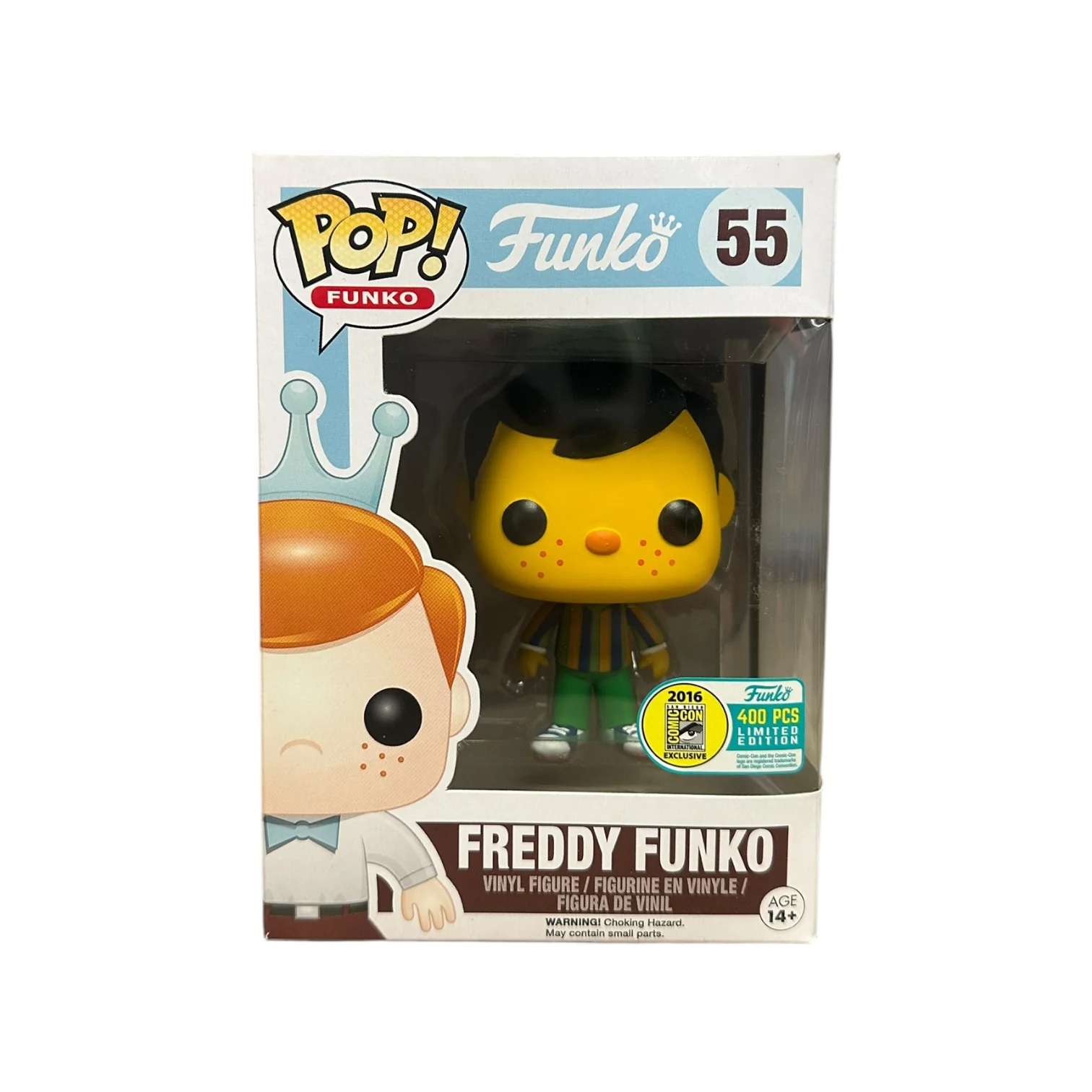 Freddy Funko as Bert #55 Funko Pop! - SDCC 2016 Exclusive LE400 Pcs - Condition 8/10
