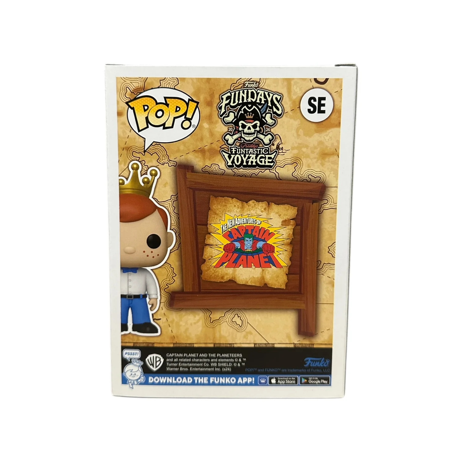 Freddy Funko as Captain Planet (Glows in the Dark) Funko Pop! - The New Adventures of Captain Planet - Freddy's Funtastic Voyage 2024 Show Edition LE500 Pcs - Condition 8.75/10 - Image 3