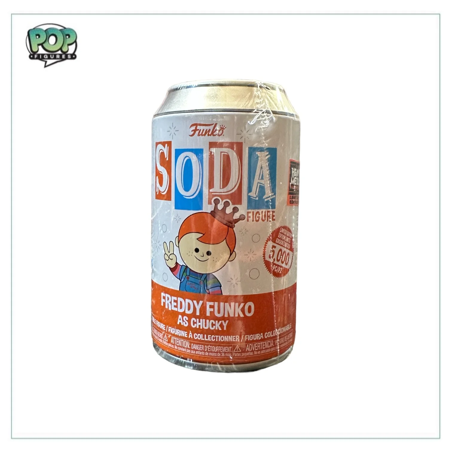 Freddy Funko as Chucky Funko Soda Vinyl Figure! - Heavy Metal Halloween 2023 Exclusive LE5000 Pcs