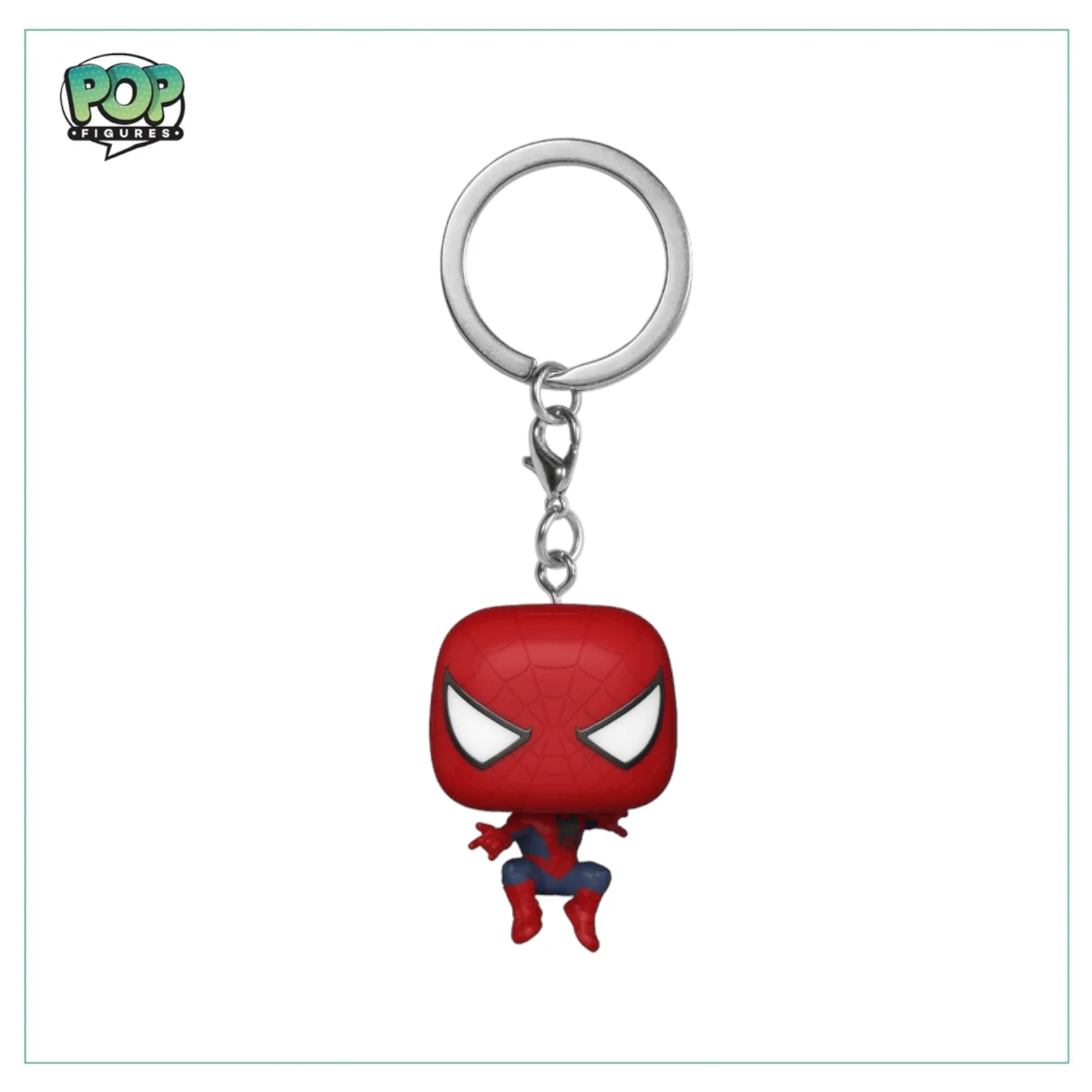 Friendly Neigbourhood Spider-Man Funko Pocket Pop! Keychain - Spider-Man No Way Home - Image 2