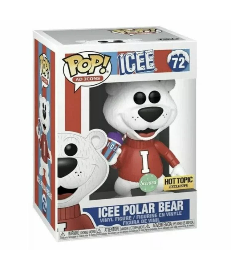 Icee Polar Bear (Scented) #72 Funko Pop! Ad Icons, Hot Topic