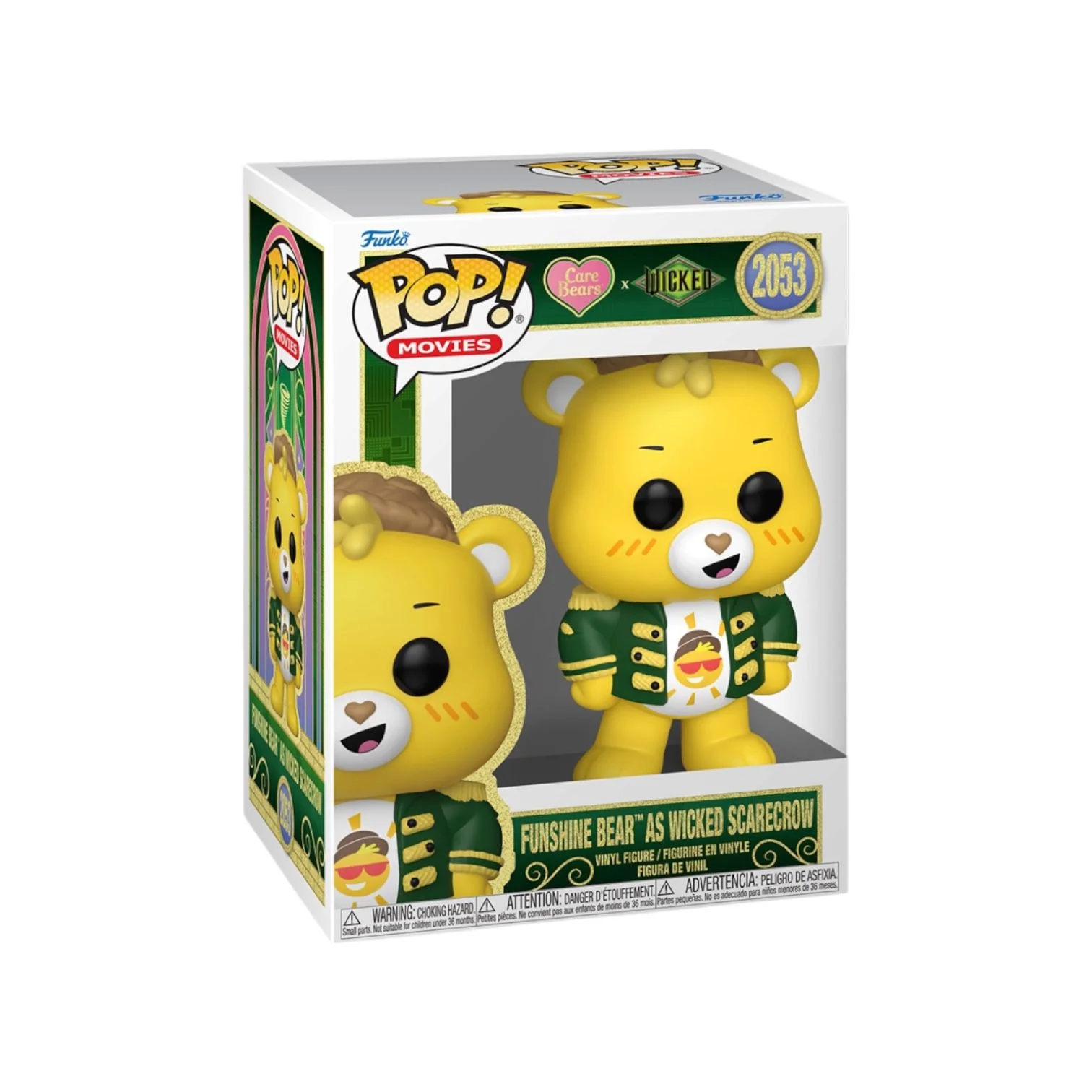 Funshine Bear as Wicked Scarecrow #2053 Funko Pop - Care Bears X Wicked - PREORDER