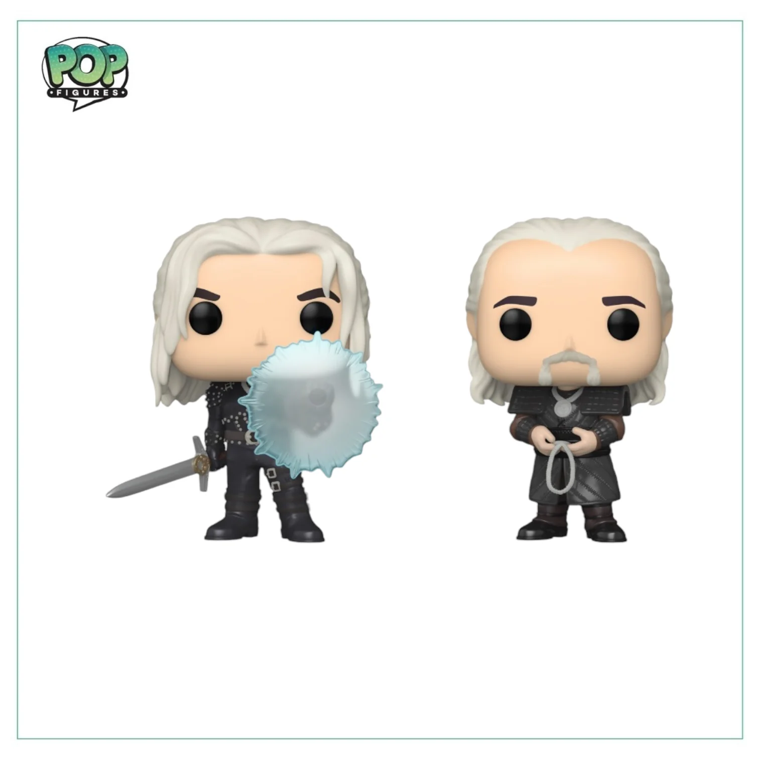 Geralt & Vesemir 2 Pack Funko Pop - The Witcher - Special Edition - Image 2