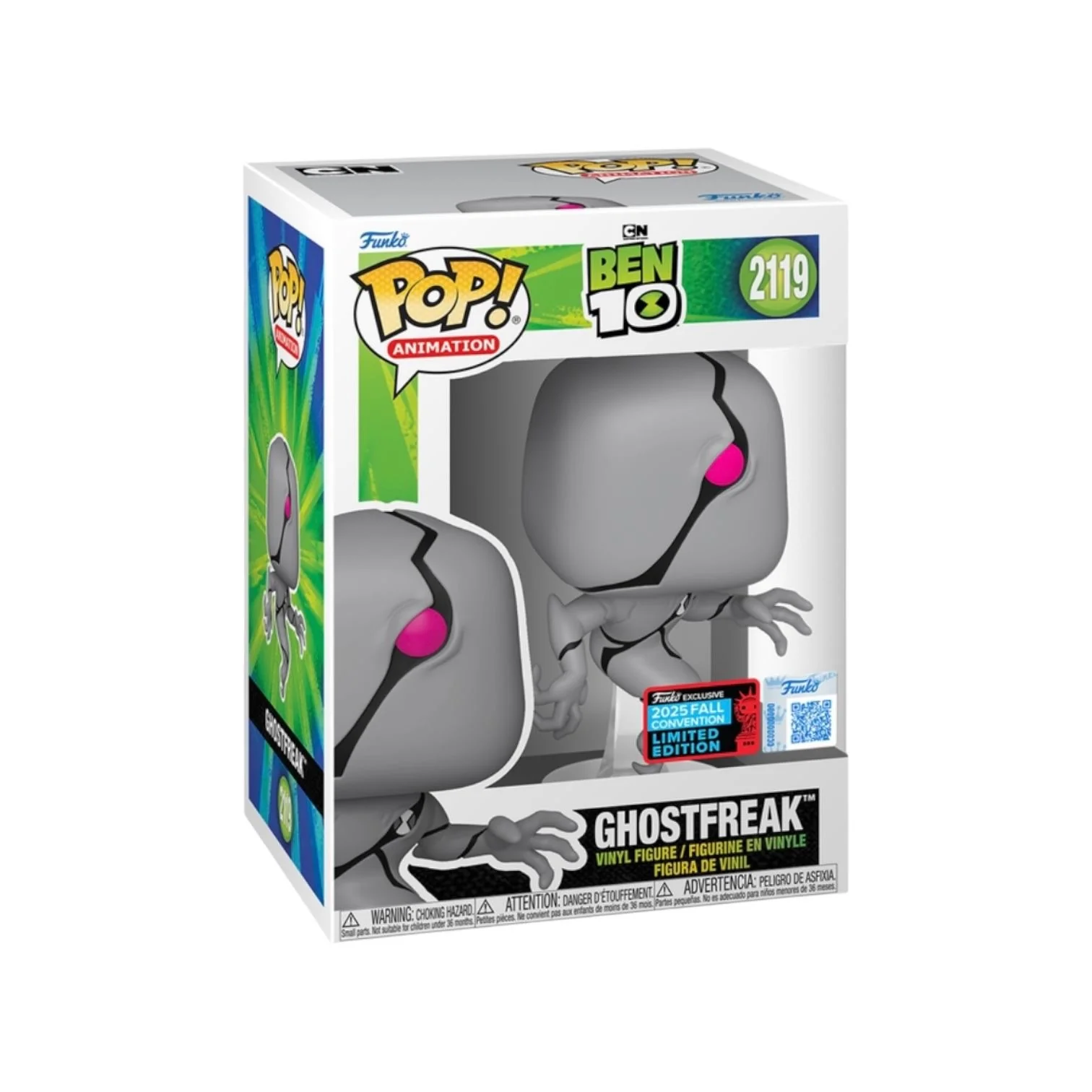 Ghostfreak #2119 Funko Pop! - Ben 10 - NYCC 2025 Shared Exclusive