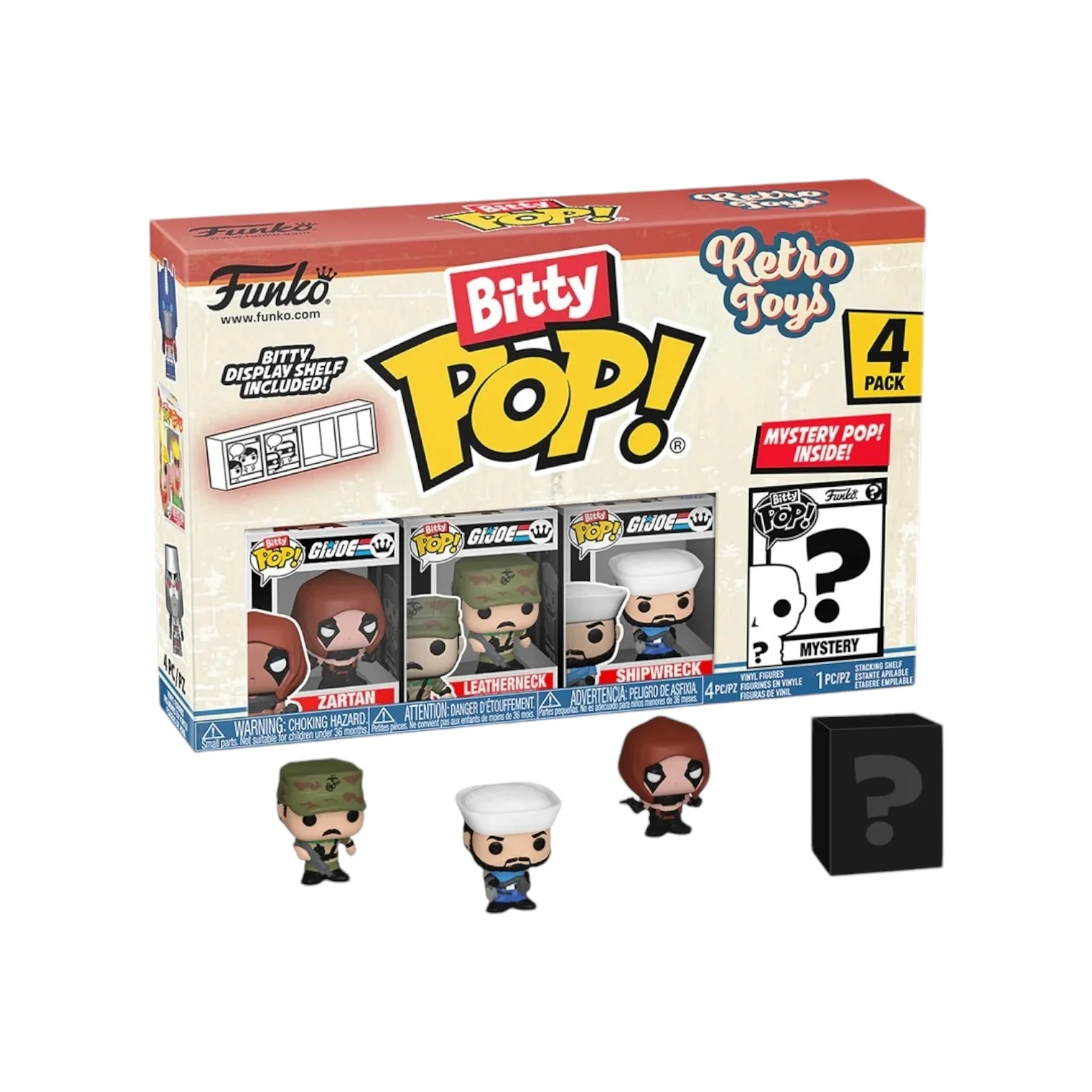 GI Joe 4 Pack Funko Bitty Pop! - Retro Toys