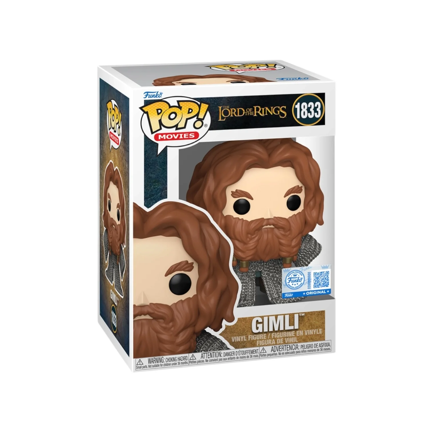 Gimli (Chainmail Armour) #1833 Funko Pop! - The Lord Of The Rings - Funko Exclusive