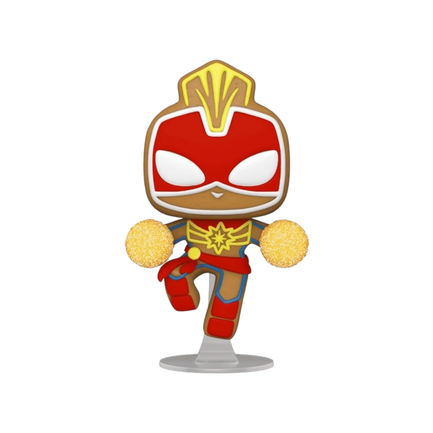 Gingerbread Captain Marvel #936 Funko Pop! - Marvel Holidays - Image 2
