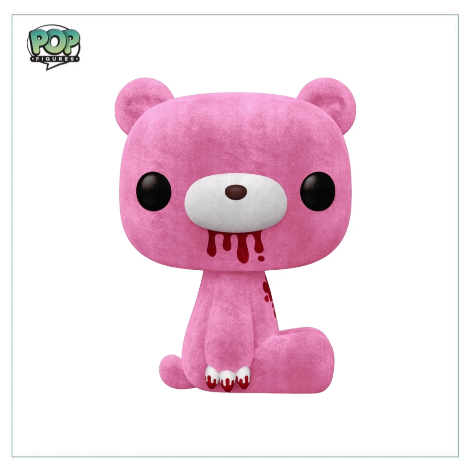 Gloomy Bear #1190 (Flocked) Funko Pop! - Gloomy The Naughty Grizzly - Hot Topic Exclusive - Image 2