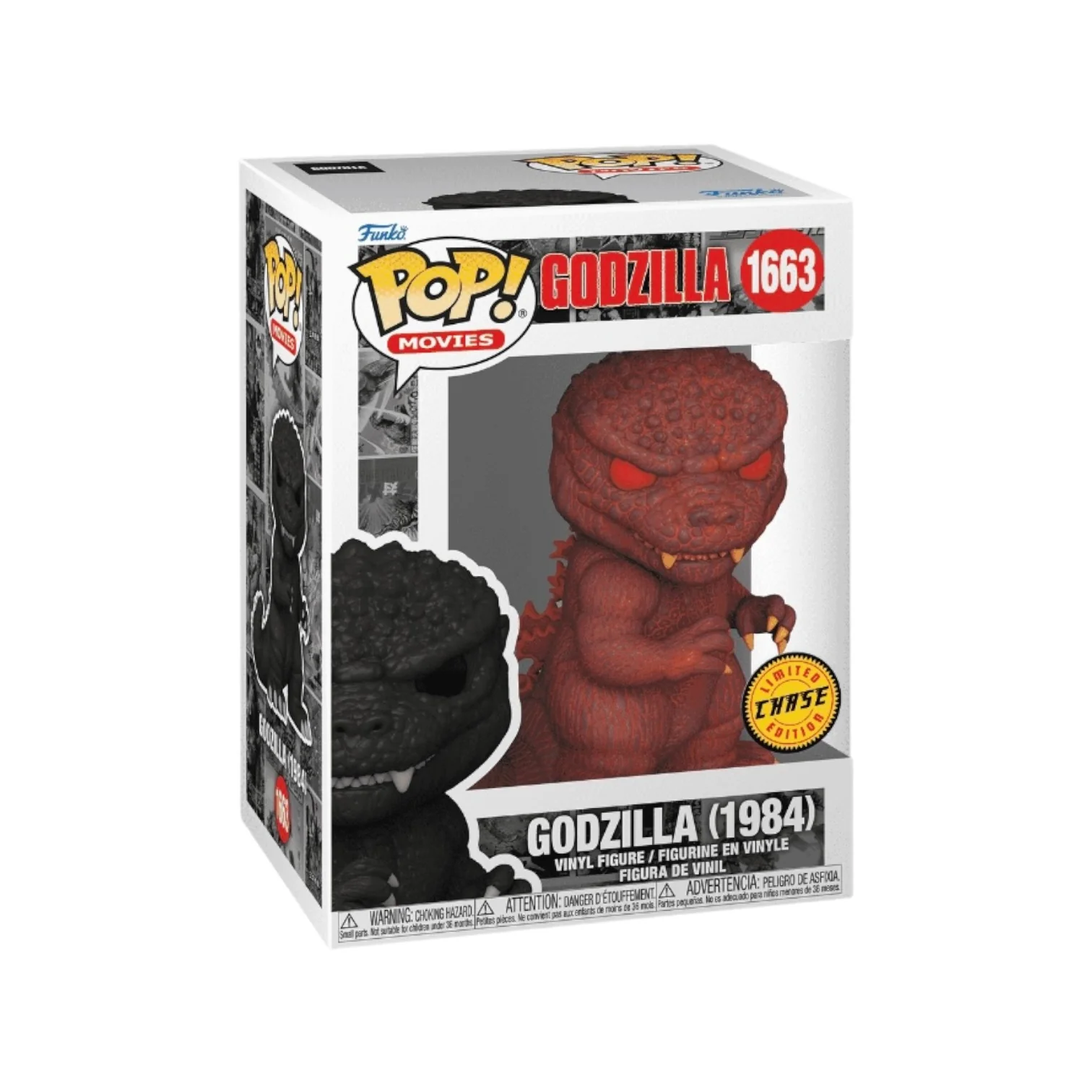 Godzilla (1984) #1663 (Red Chase) Funko Pop! - Godzilla - Condition 8/10