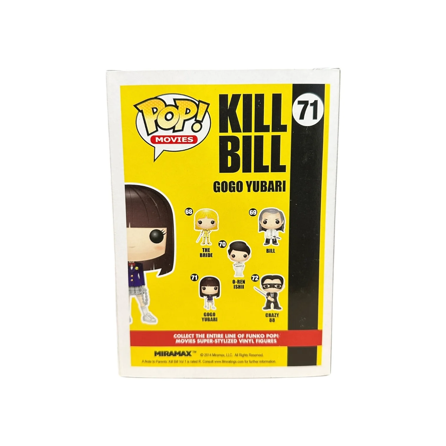 Gogo Yubari #71 Funko Pop! - Kill Bill - Condition 8.75/10 - Image 3