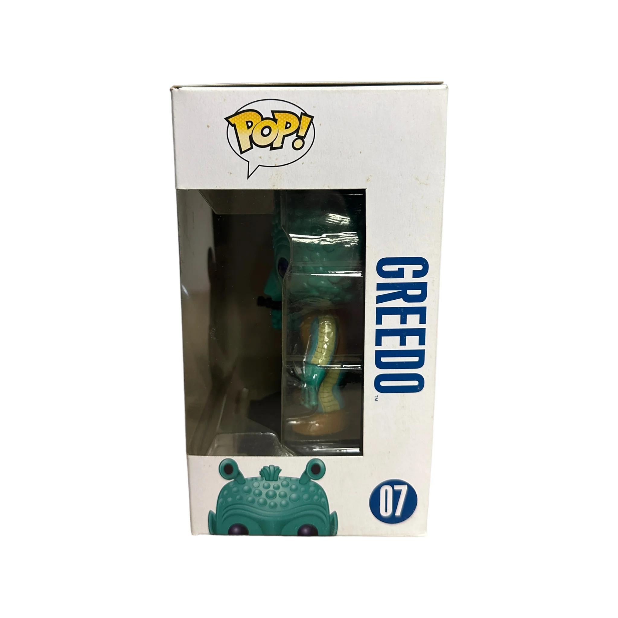Greedo #07 (Large Writing) Funko Pop! - Star Wars - 2011 Pop! - Condition 6/10 - Image 2