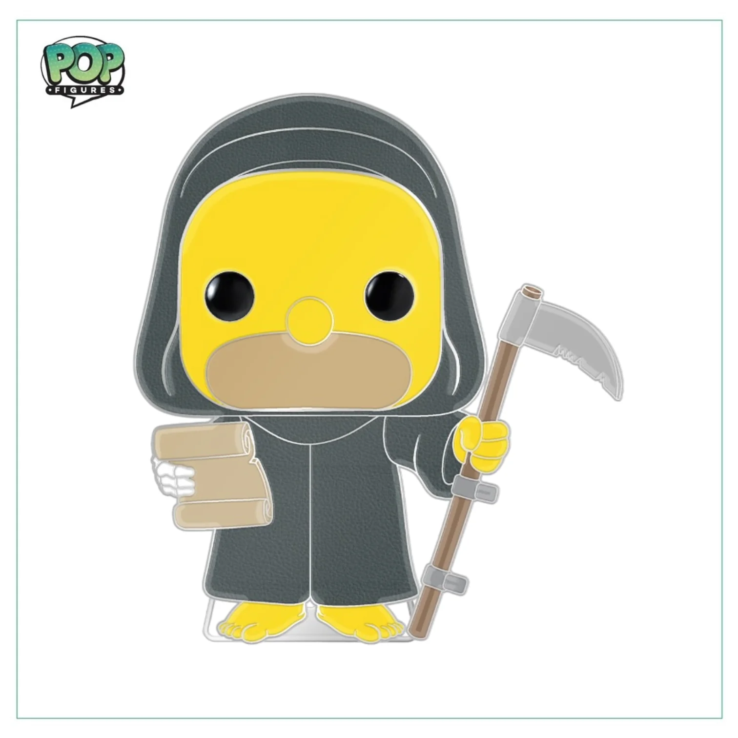 Grim Reaper Homer #16 Enamel Pop! Pin - The Simpsons Treehouse of Horror - Image 2