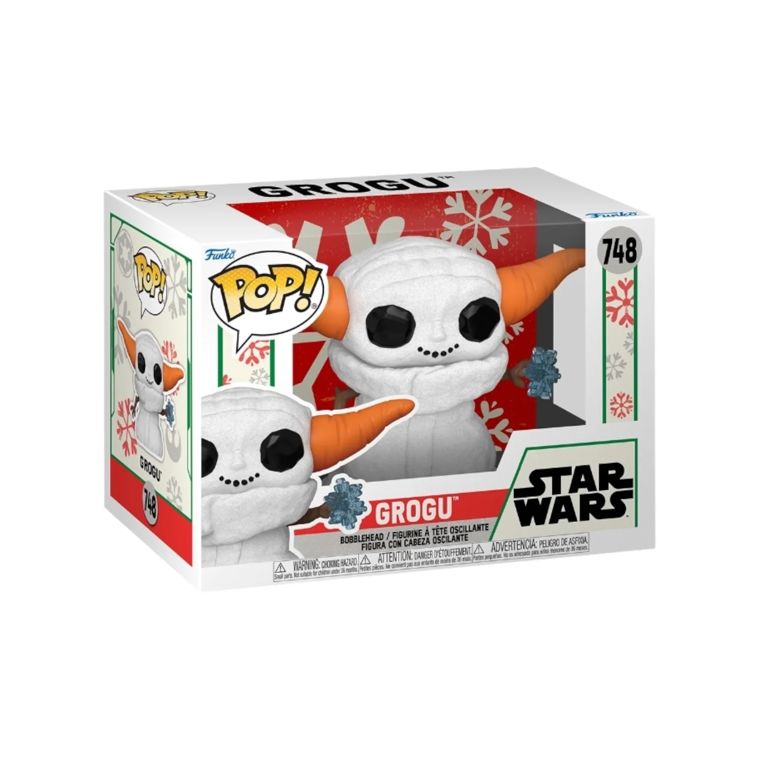 Grogu as a Snowman #748 Funko Pop! - The Mandalorian Holiday - Star Wars
