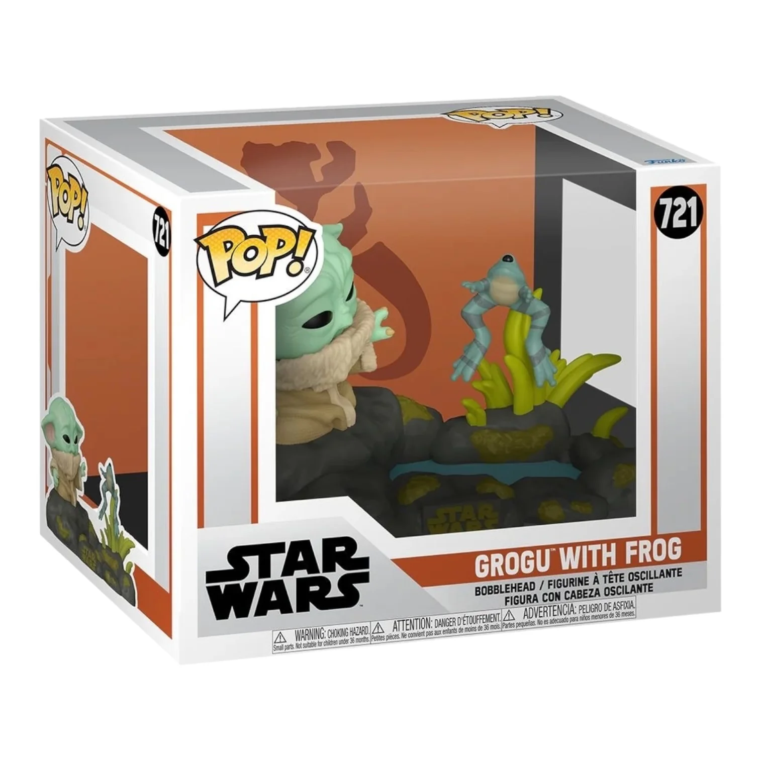 Grogu with Frog #720 Deluxe Funko Pop - Star Wars